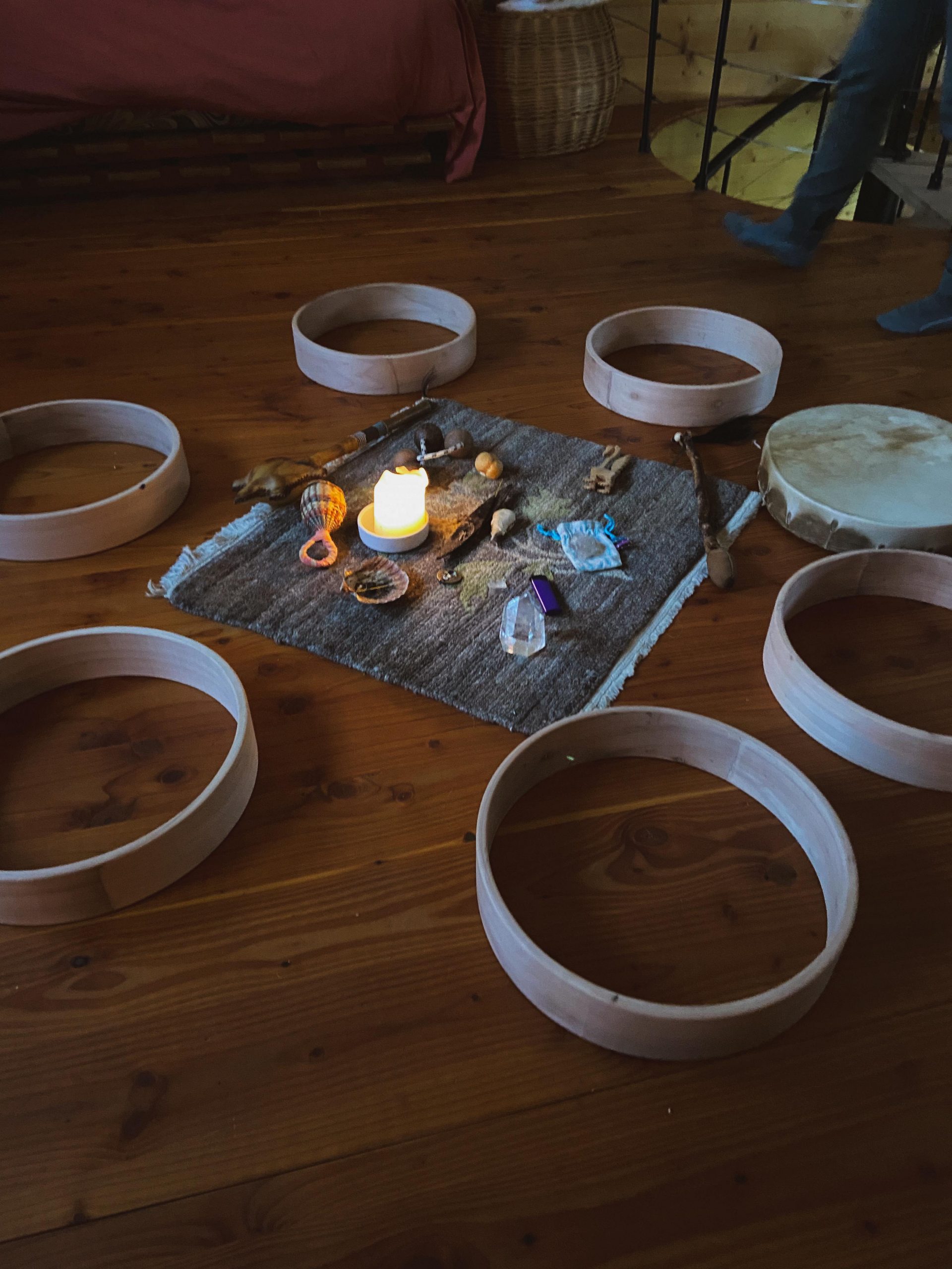 Le premier cercles de nos tambours