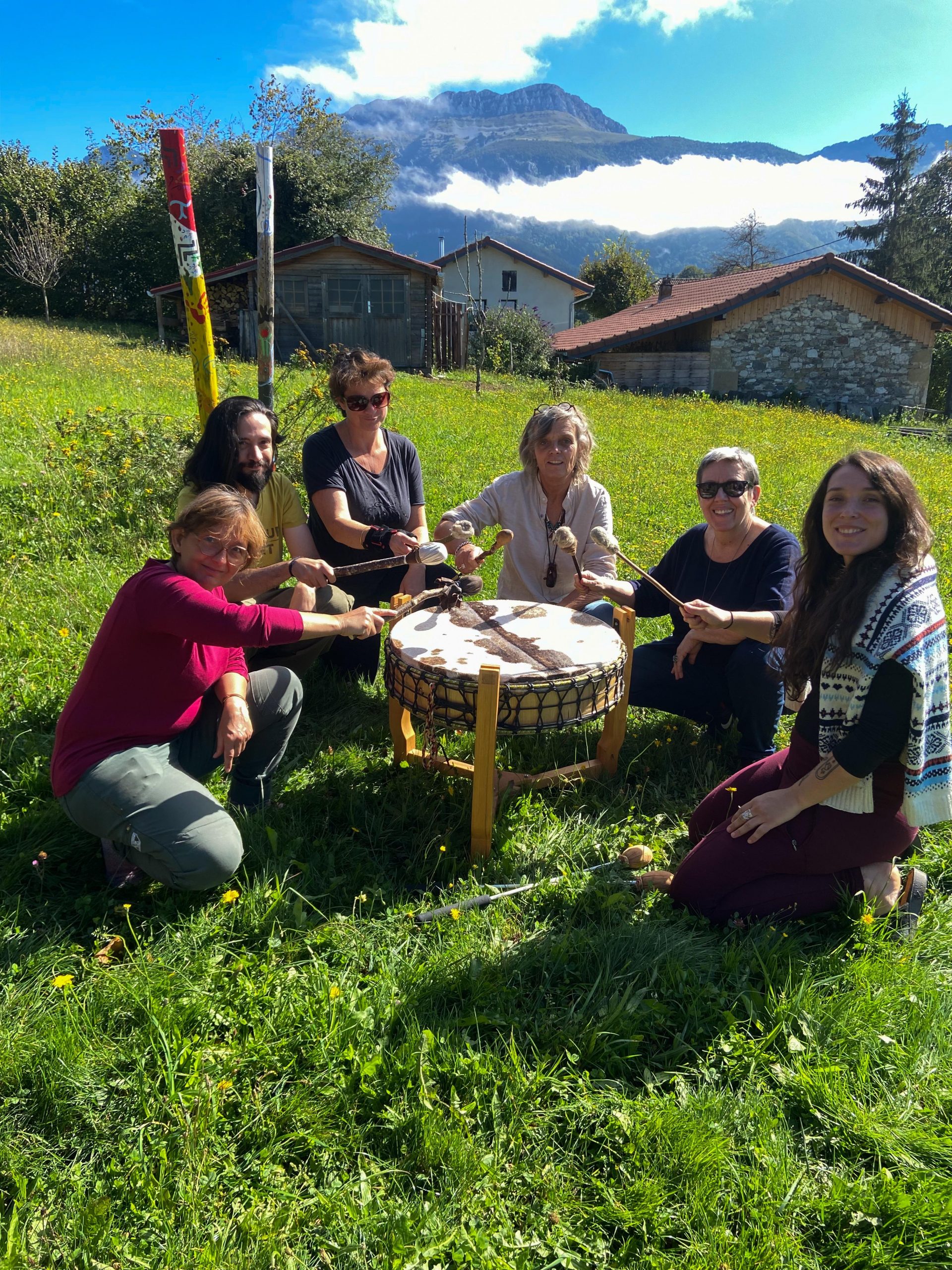 Stage de tambours en chartreuse